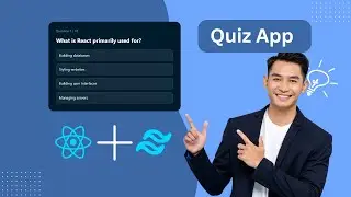 Build a Quiz App in React JS with Tailwind CSS | Step by Step Tutorial 2025