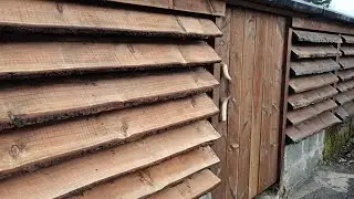 Homemade Openable Louvred Walls For The Barn