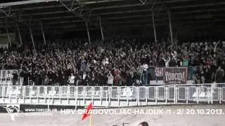 Torcida Split / Hrvatski Dragovoljac - Hajduk Split 1:2 (13. kolo MAXtv Prva Liga)