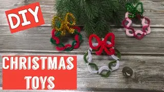 EASY CHRISTMAS CRAFT IDEAS,  ТУТОРИАЛ Новогодняя Рождественская игрушка из СИНЕЛЬНОЙ ПРОВОЛОКИ #diy