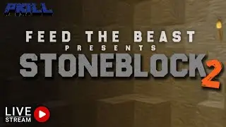 Live de StoneBlock 2 sobrevivendo no subsolo ep 5 iniciando no mod do draconic