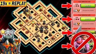 ONLY 1 STAR TH17 LEGEND BASE + REPLAY | TH17 NEW WAR BASE LINK - AFTER UPDATE TH17 BASE LINK