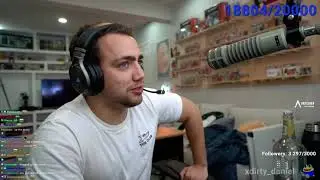 Mizkif on getting dragged up the stairs by Malena and Soda