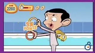 Game for kids baby game Mr Bean Skidding - Mr Bean Goldfish Loppy