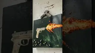FNX45 Tactical custom artwork #shorts #guns