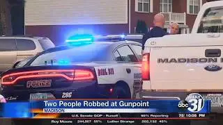 Two People Robbed at Gunpoint in Madison Alabama