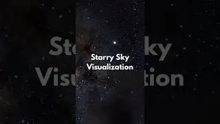 Starry Sky Visualization | 1-Minute #Meditation