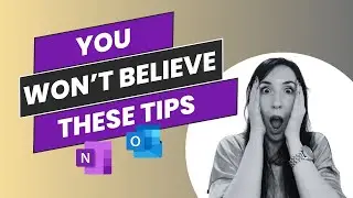 Microsoft OneNote & Outlook integration tips I GAME CHANGING tips #onenoteoutlookintegration