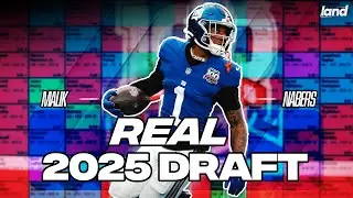 A 2025 Fantasy Mock Draft! (Practicing Strategies)