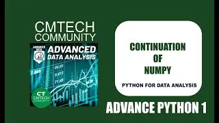 CONTINUATION OF NUMPY