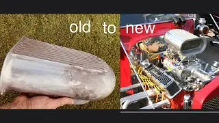 Custom Mr-Gasket Scoop, from old to cool again🏁
