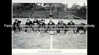 1910 Vanderbilt Commodores football team Top  #5 Facts
