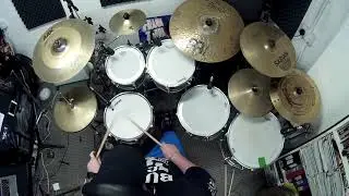 Latin feel improvised Drum Solo