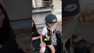 She tried to get revenge with milk... 🍼🏍️