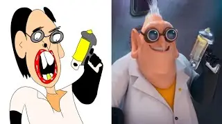 Despicable Me 2 | Drawing Meme | The Purple Minions Attack