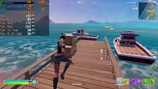 RX 590  +  Xeon E5-1660 V4  -  Fortnite ( C7S1 )  -  1080p   Performance Mode  Low  Settings