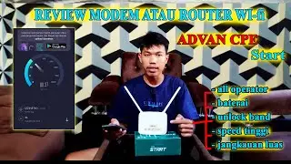 Review modem router wifi 4G LTE terbaik all operator - Advan cpe star