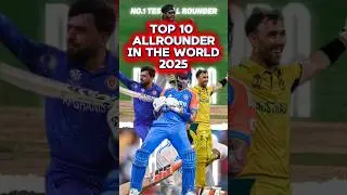 top 10 allrounder #2025 #cricket #facts #jadeja #hardikpandya #indiancricket #icc #cricketshorts #yt
