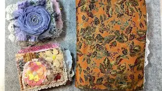 #roxysjournalofstitcheryvol9 / Идеи для ведения тканевого дневника из моих старых дневников по тк...