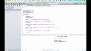 Mac C++ Programming #7 - Quadratic Equation Project