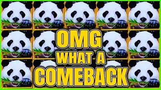 We LOST IT ALL Then OUR LUCK Turned Around! Panda Magic Dragon Link Slot
