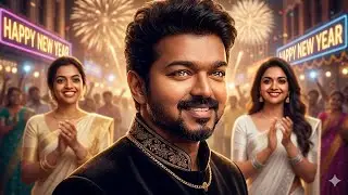 Thalapathy Vijay 🎉| Happy New Year 2025🎉 Song😍 | Celebration | jana Nayagan 