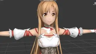 Asuna Character Model : SAO Hollow Realization Suit