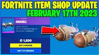*RARE* DIRIGIBLE GLIDER IS BACK! (FORTNITE ITEM SHOP FEBRUARY 17TH 2023)