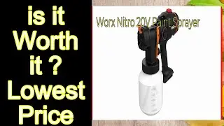 Worx Nitro 20V Paint Sprayer Features - Important Information