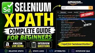 Selenium XPath Tutorial for Beginners | Relative XPath.