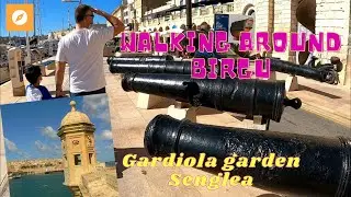 Summer in Malta| Walking around Birgu| Visit Gardiola garden Senglea| Travel Malta