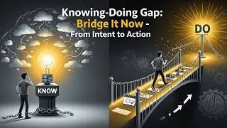 🧠 The Knowing&ndash;Doing Gap &mdash; Why We Don&rsquo;t Do What We Know We Should