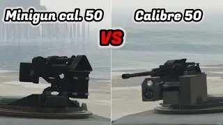 GTA Online - Minigun cal. 50 VS Calibre 50