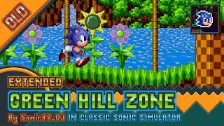 CSS V12 - Green Hill Zone (Extended) - All Acts Playthrough! (Levels by Sanic17_DJ)