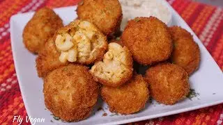 Vegan Mac & Cheese Bites