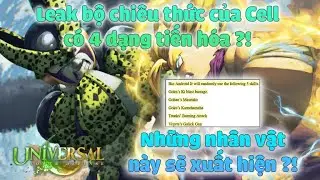 CODE mới & Thời gian Update 1.0 v&agrave; bộ chi&ecirc;u thức của Cell đ&atilde; bị leak | Universal Tower Defense | UTD