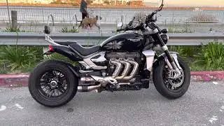 Triumph Rocket 3R - Competition Werkes Exhaust Sound