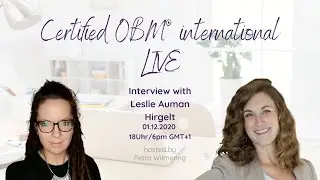 Certified OBM&reg; international LIVE with Leslie Auman Hirgelt