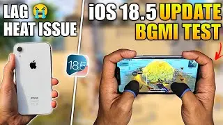 iPhone Xr iOS 18.5 Update Bgmi Test / Should You Update ? / iPhone Xr Pubg Test