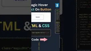 Magic Hover Effect Button using HTML and CSS || Color Fill Effect on Hover #html #css #javascript