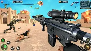 Gun Strike : FPS Shooting Game - Banduk Wala Goli Wala Game🚁🦮🥷 - Android Gameplay 