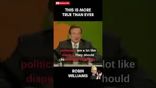 Legendary: Robin Williams on Politicians #politics #robinwilliams #legend #humor
