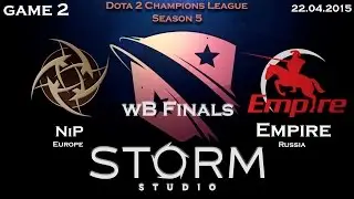 D2CL WB Finals: Empire vs NiP, 2 игра, 23.04.2015 @bo5