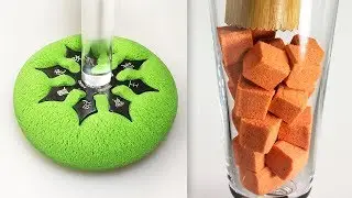 Very Satisfying and Relaxing Compilation 105 Kinetic Sand ASMR