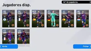 Pes 2020 club selection bar&ccedil;a