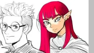 Sketch in digitale + colorazione