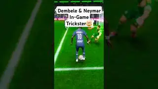 Dembele and Neymar Satisfying Trickster SKILL MOVE 🔥⚽️🔥#fc25 #gameplay #skillmoves