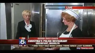 Krystyna on Fox 5 News | Christina's Restaurant