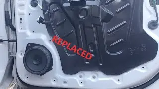 2014 GMC Sierra Rear door speaker replacment