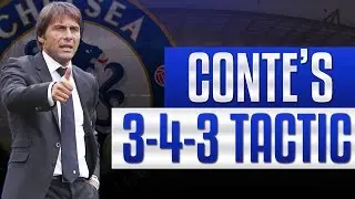 Antonio Conte's 3-4-3 Chelsea Tactic - Football Manager 2017 Tactics!